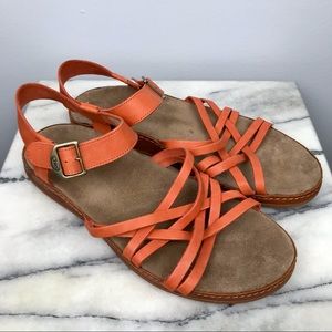 Chaco Flamingo Fallon Sandal 12 Strappy Huarache Orange